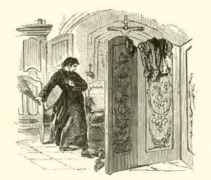 Bir tövbekarın kınanması (gravür) by English School