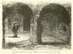 Yeraltı mezarları, Citta Vecchia, Malta, St Paul