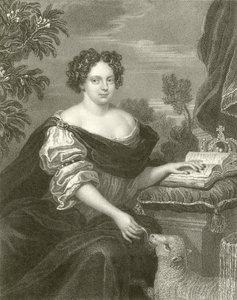 Bragançalı Catherine. Charles Kraliçesi İkinci by English School
