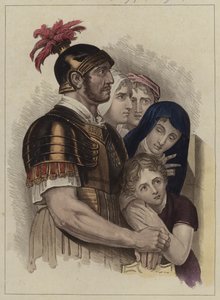 Centurion ve ailesi (renkli taş) by English School
