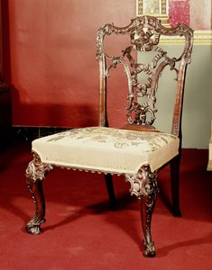 Sandalye, Chippendale Yönetmen tasarımı, c.1760