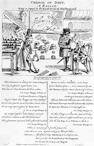 Diyet Değişikliği, Bir Ballad, 1757 by English School