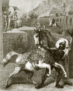 Chariot horses of Nineveh by English School