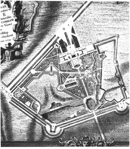 Charles Bridgemans (fl.1713-38) Stowe Bahçeleri için plan, 1739