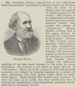 Charles Reade (gravür) by English School