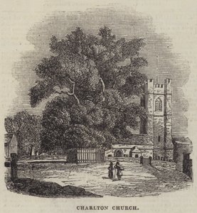 Charlton Kilisesi (gravür) by English School
