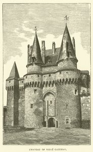 Vitre Geçidi Şatosu (gravür) by English School