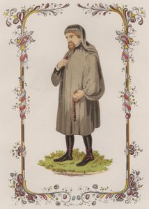 Chaucer (renkli taş) by English School