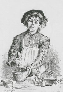 Kimyager (gravür) by English School