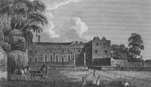 Cheshunt Evi, Hertfordshire (gravür) by English School