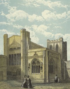 Chester Katedrali, Güney Batı Görünümü by English School