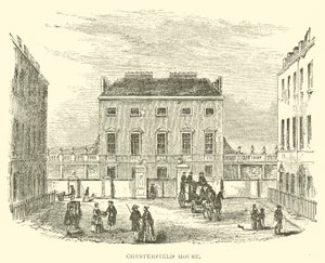 Chesterfield Evi (gravür) by English School
