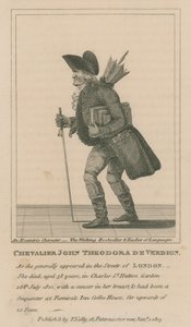 Chevalier John Theodora De Verdion, Yürüyen Kitapçı ve Dil Öğretmeni by English School