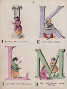 Çocuk Alfabesi (renkli gravür) by English School