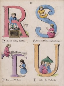 Çocuk Alfabesi (renkli gravür) by English School