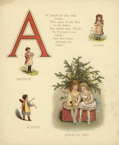 Çocuk İsimleri: Annie, Arthur, Alfred, Alice, Amy (renkli taş) by English School