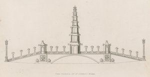 Çin pagodası ve köprüsü, St James