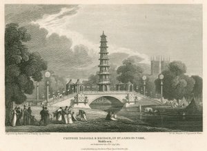 Çin pagodası ve köprüsü, St James