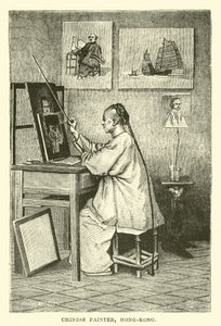 Çinli ressam, Hong Kong by English School