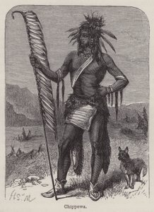Chippewa (gravür) by English School