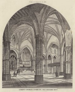 Christ Church, Lambeth (gravür) by English School