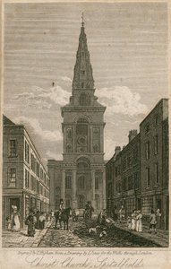 Christ Church, Spitalfields, Londra by English School