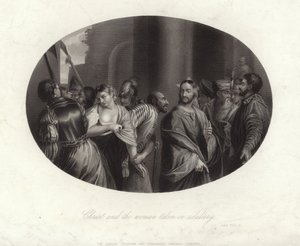 İsa ve Kadın Zina Ederken by English School