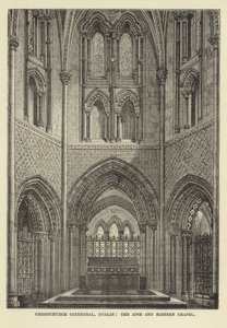 Christchurch Katedrali, Dublin, Apsis ve Doğu Şapeli by English School