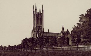 Christchurch, Cheltenham (lito) by English School