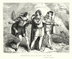 Christian, Uysal ve İnatçı (gravür) by English School