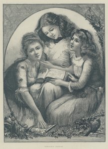 Noel Hikayeleri (gravür) by English School