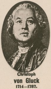 Christoph von Gluck (gravür) by English School
