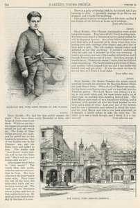 Christs Hastanesi ve bir öğrenci portresi by English School