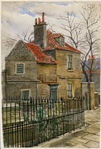 Church Cottage, Church Passage, St Marys Churchyard, Islington (kağıt üzerinde wc) by English School