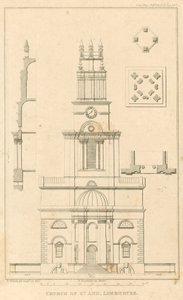 St Ann Kilisesi, Limehouse, Londra by English School
