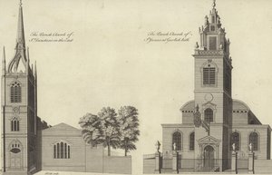Doğudaki St Dunstan Kilisesi ve St James Garlickhythe Kilisesi, Londra