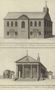 St George Kilisesi, Kraliçe Meydanı, Holborn yakınında ve St Paul Kilisesi, Covent Garden by English School