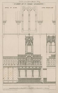 St Mary Kilisesi, Haç, Shoreditch by English School