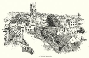 Cirencester (lito) by English School