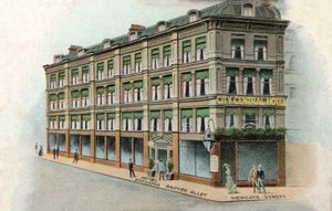 City Central Hotel, Londra (renkli taş) by English School