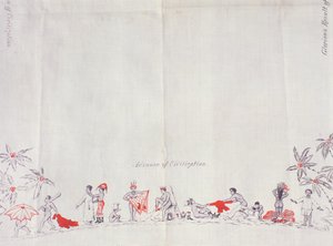 Fiji Uygarlığı, 1879 (pamuk üzerine baskı) by English School