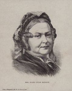 Clara Lucas Balfour, İngiliz ölçülülük savunucusu by English School