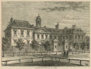 1666 yılında Clarendon Evi by English School