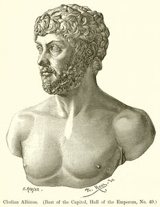 Clodius Albinus. (Capitol Büstü, İmparatorlar Salonu, No. 49)