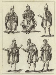 Anglo Saksonların Giysileri by English School