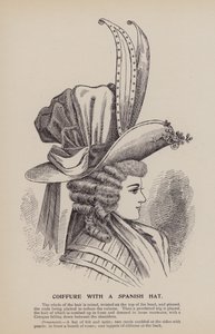 İspanyol Şapkalı Kuaför (gravür) by English School