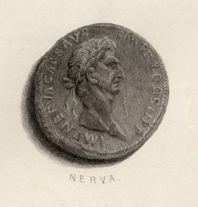 Nerva Caesar Augustus zamanından kalma madeni para