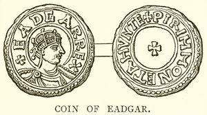 Eadgar Madeni Parası by English School