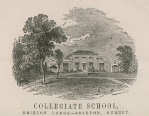 Üniversite Okulu, Brixton Lodge, Brixton, Surrey by English School