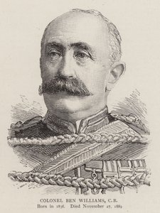 Albay Ben Williams, CB (gravür) by English School